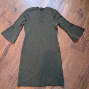 Talbots Pure Merino Wool Sweater Dress